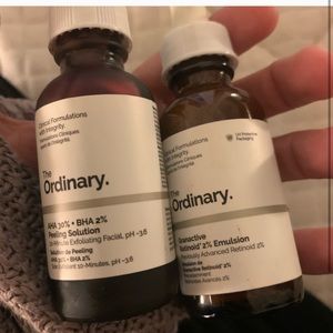 The ordinary bha aha peel and granactive emulsion